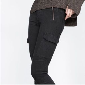 Zara cargo skinny jeans